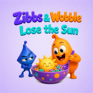 Zibbs & Wobble Lose the Sun book cover.