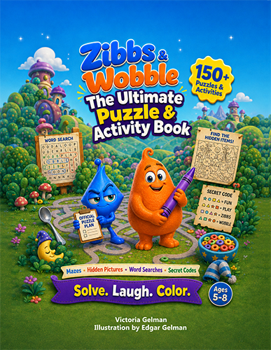 Zibbs & Wobble Ultimate Puzzle and Activity Book Cover