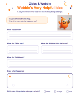 Wobble's Very Helpful Idea