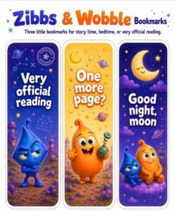 Zibbs & Wobble Bookmarks